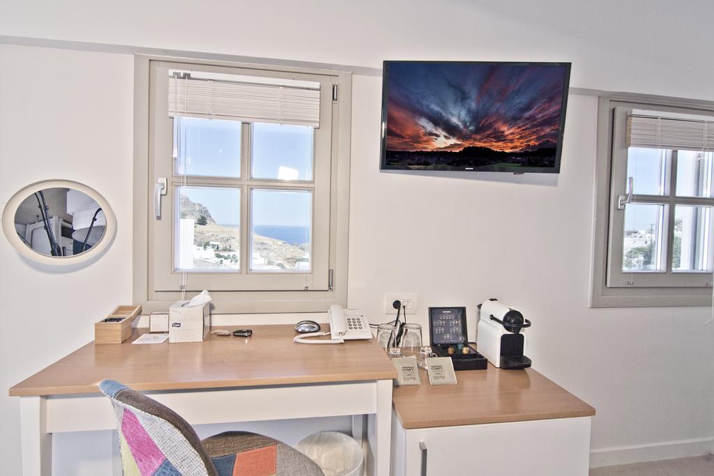 Lindos Comfy Suites Exteriör bild