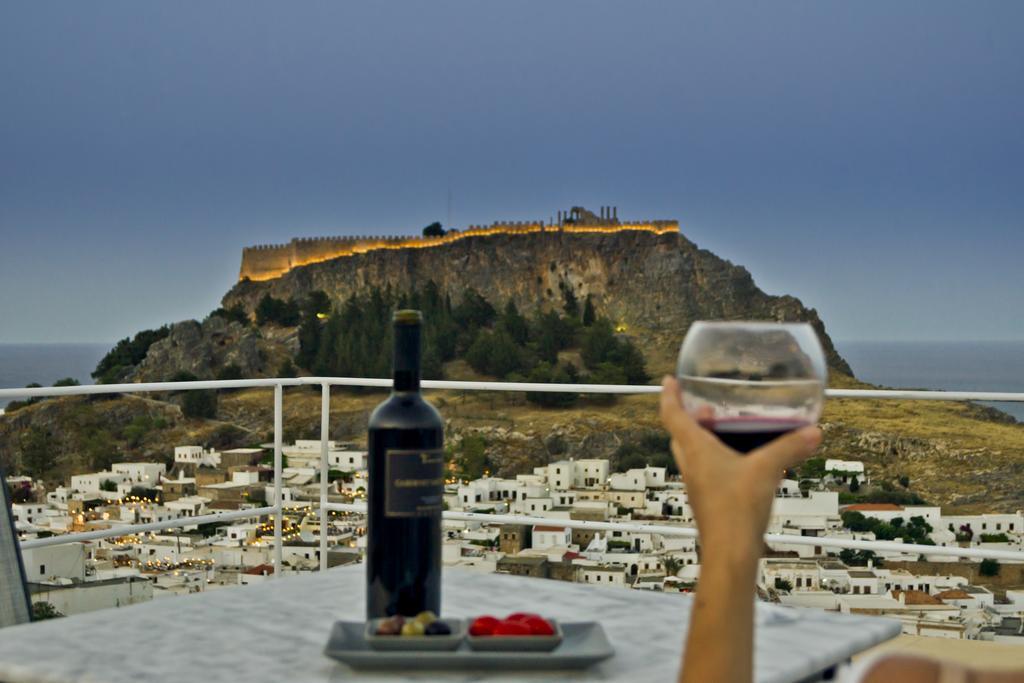 Lindos Comfy Suites Exteriör bild