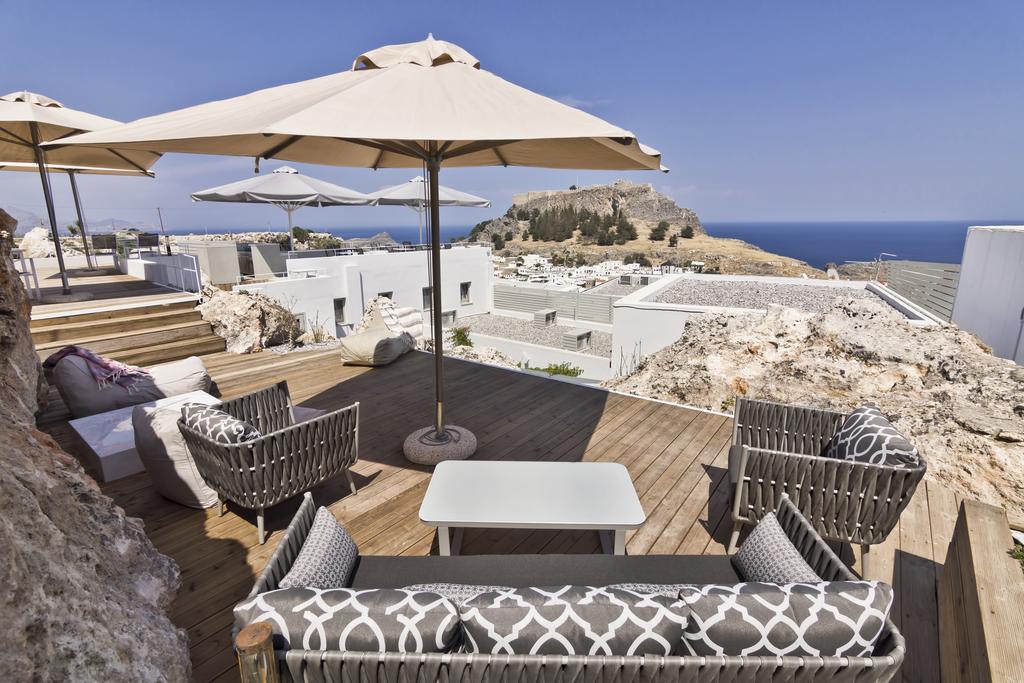 Lindos Comfy Suites Exteriör bild