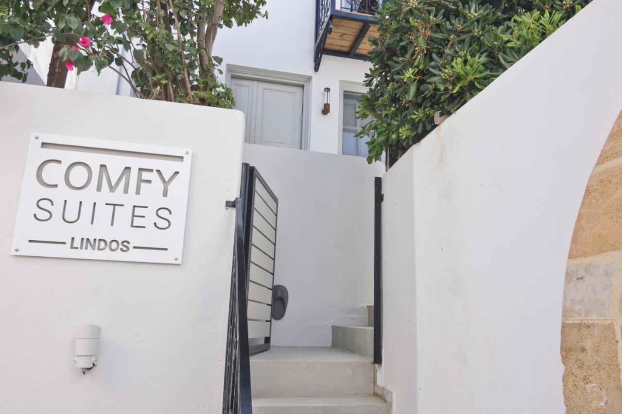 Lindos Comfy Suites Exteriör bild