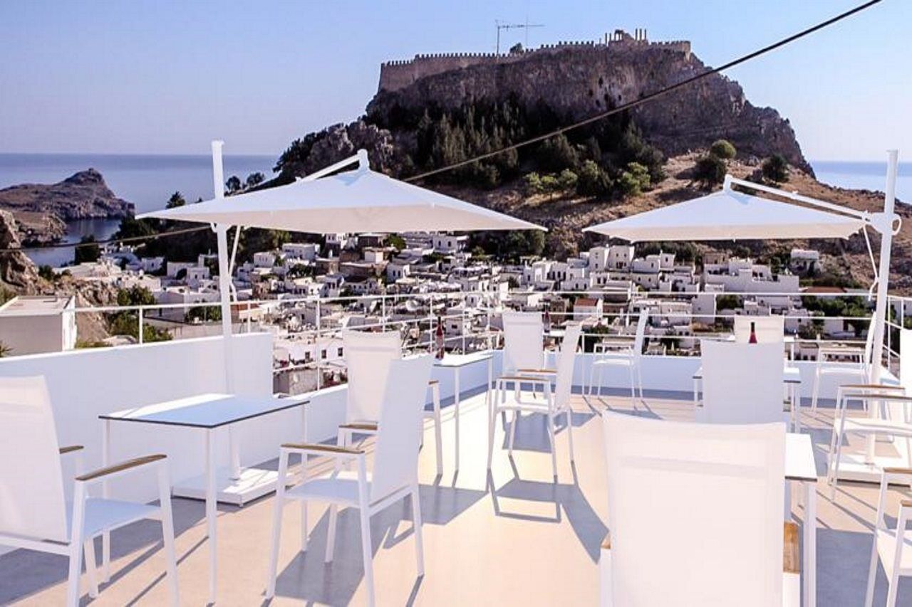 Lindos Comfy Suites Exteriör bild